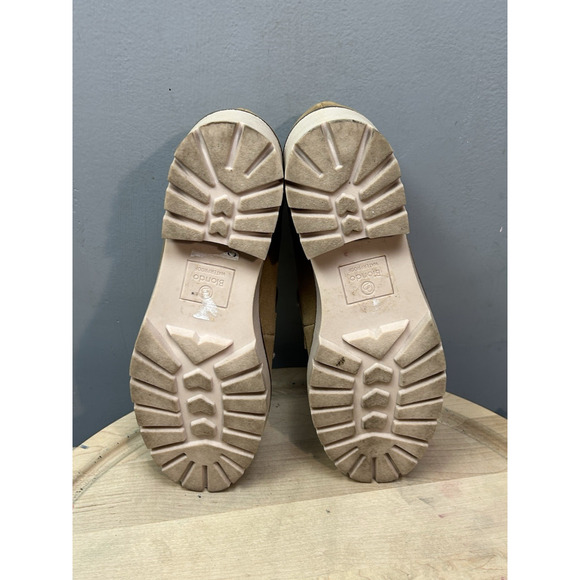Blondo Chunky Dulce Loafers Womens 9.5 Tan Waterproof‎ Suede Neutral B3614 - Picture 7 of 7
